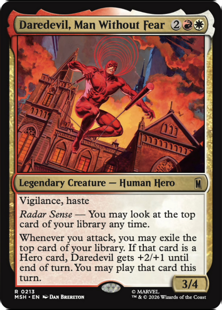 Daredevil, Man Without Fear (0213) (MSH) - Foil