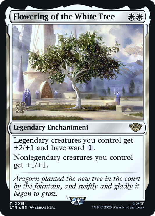 Flowering of the White Tree (0015) (Prerelease) - Foil