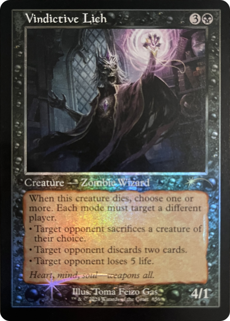 Vindictive Lich (856) (Retro Frame) - Foil