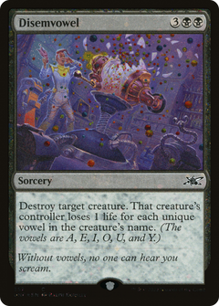 Disemvowel (357) - Galaxy Foil