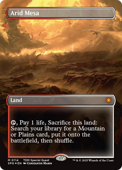 Arid Mesa (0114) (Borderless) - Dragonscale Foil