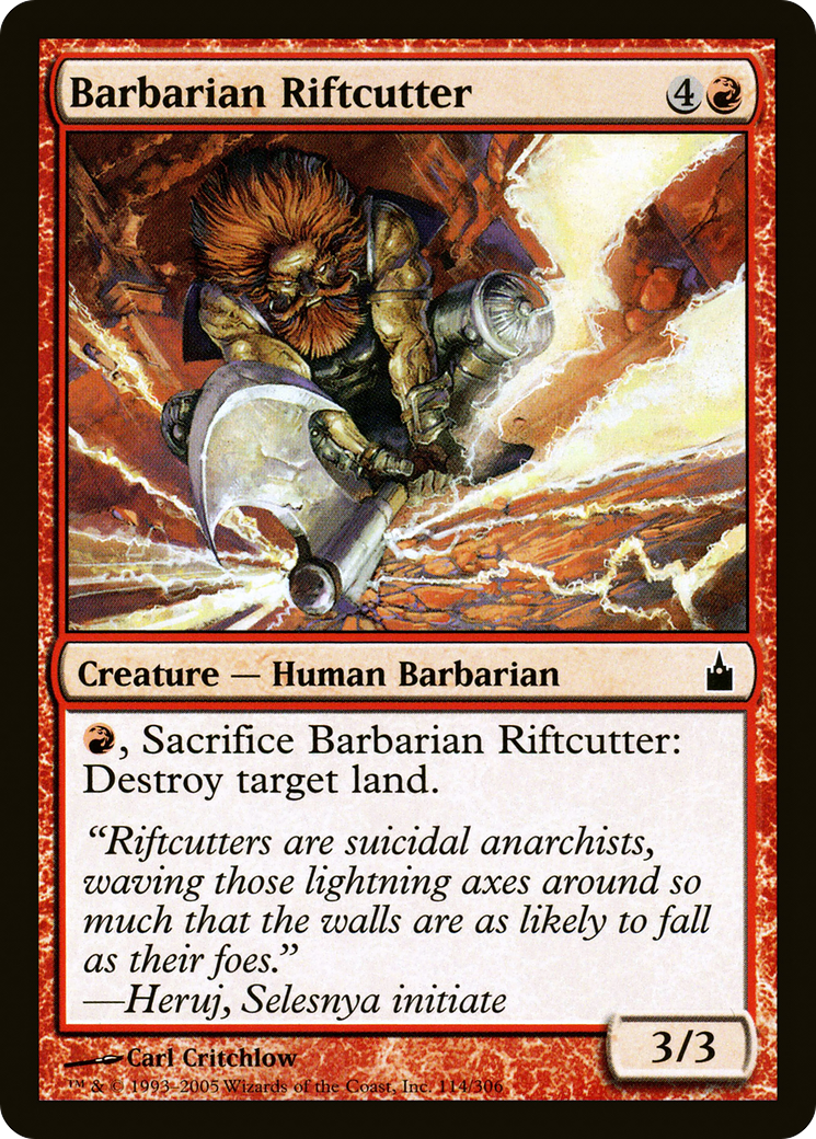 Barbarian Riftcutter - Foil