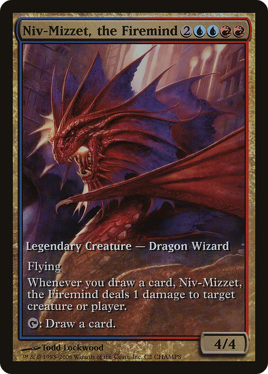 Niv-Mizzet, the Firemind (C2) (CHAMPS) - Foil