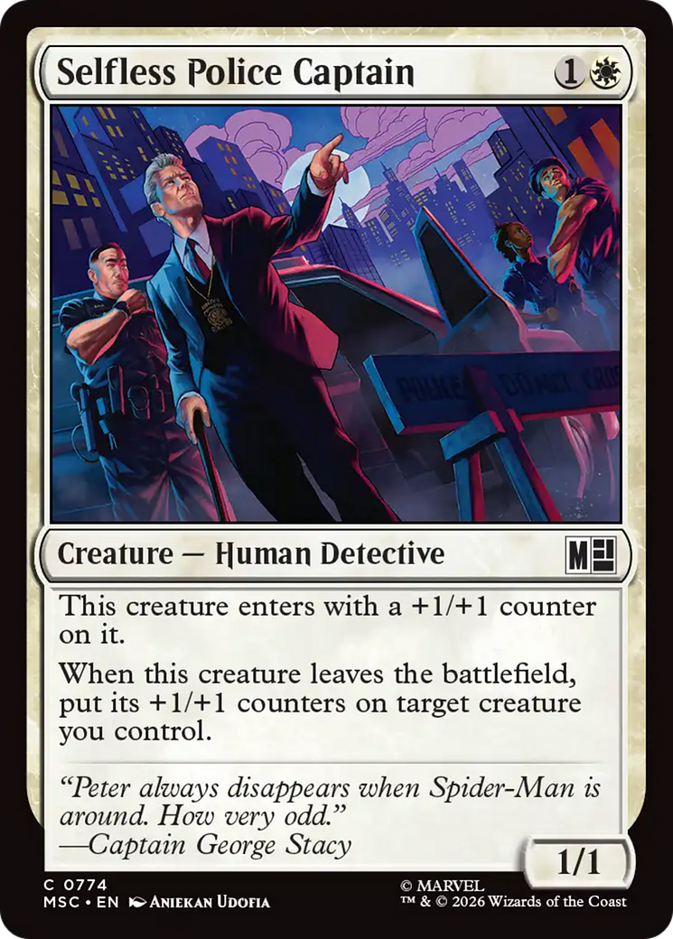Selfless Police Captain (MSC) - Foil