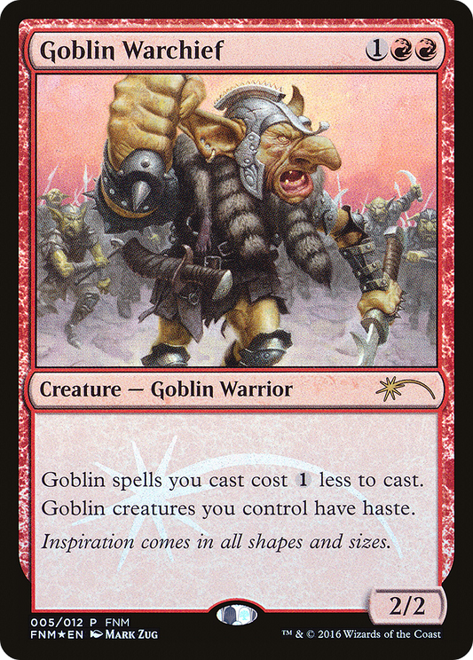 Goblin Warchief (005) (FNM) - Foil