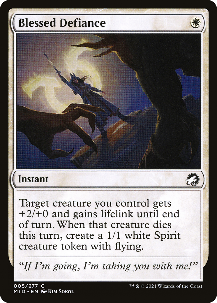 Blessed Defiance - Foil