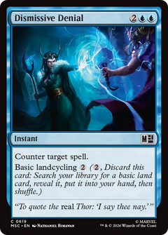 Dismissive Denial (MSC)