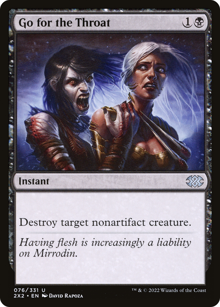 Go for the Throat - Foil