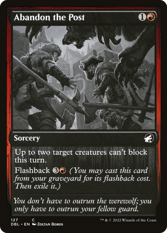 Abandon the Post - Foil