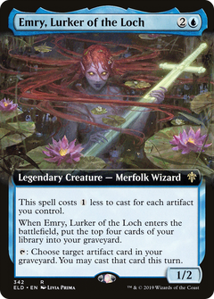 Emry, Lurker of the Loch (342) (Extended Art) - Foil