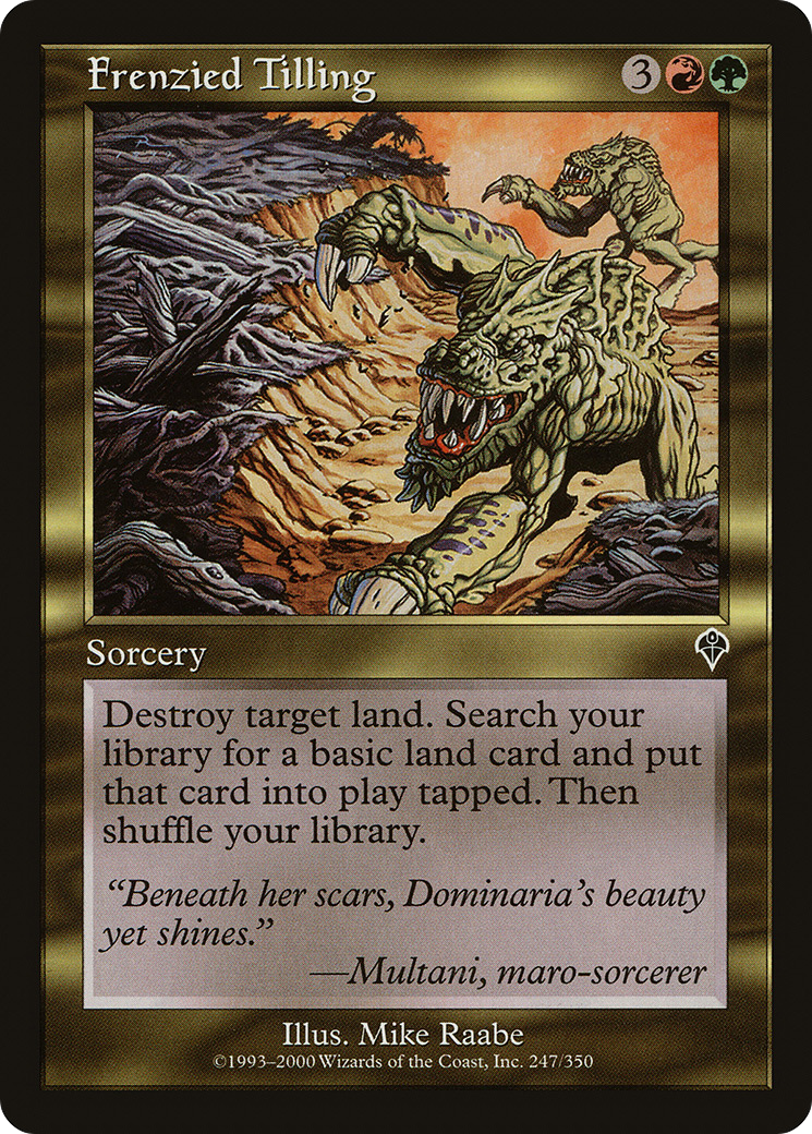 Frenzied Tilling - Foil