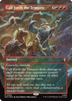 Call Forth the Tempest (0062) (Borderless) (HOC) - Surge Foil