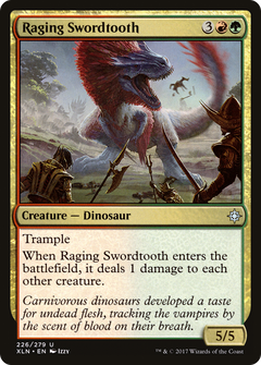 Raging Swordtooth - Foil