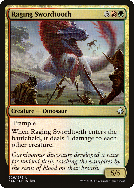 Raging Swordtooth - Foil