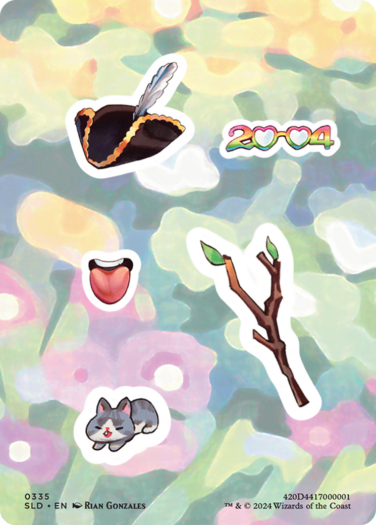 Sticker sheet (0335) - Foil