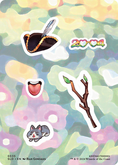 Sticker sheet (0335) - Foil