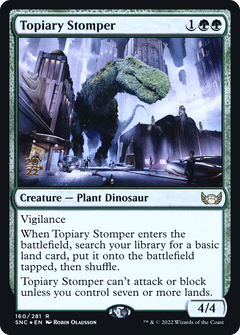 Topiary Stomper (160) (Prerelease) (PSNC) - Foil