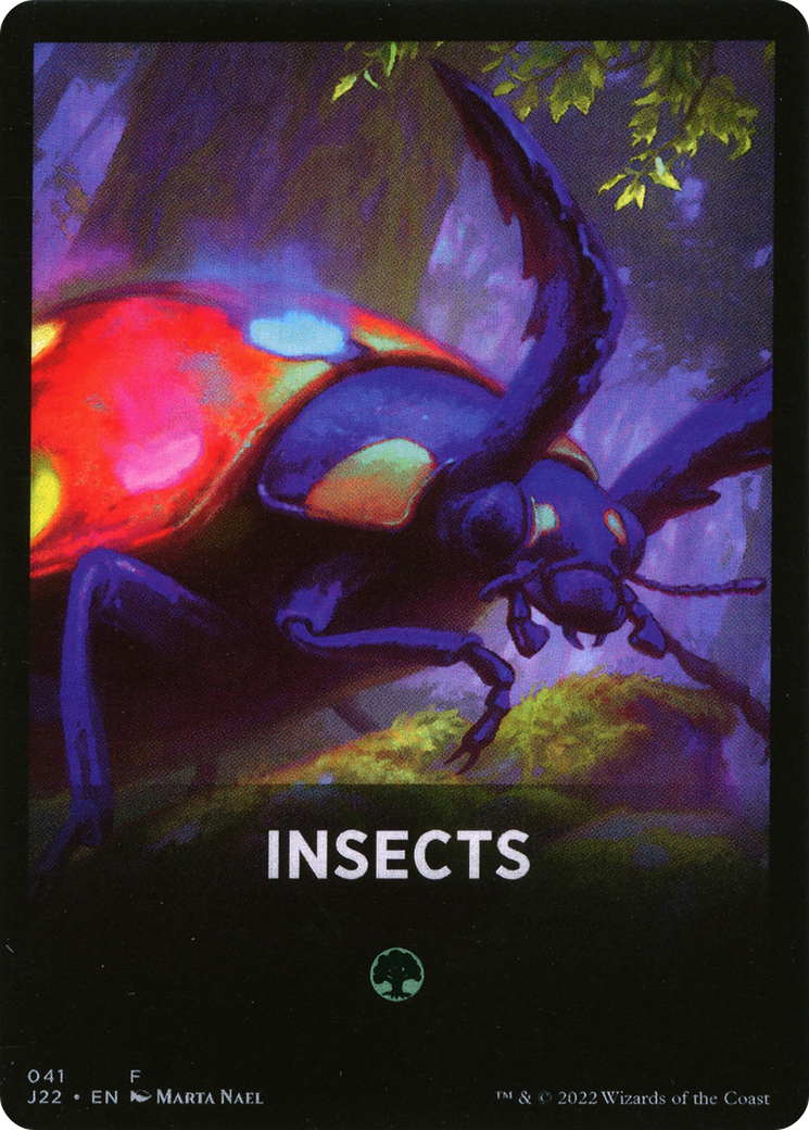Insects Theme Card