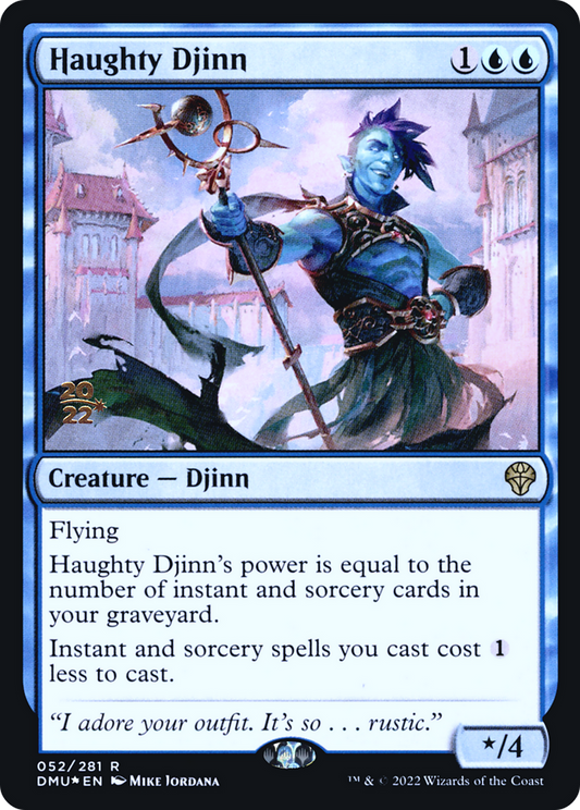 Haughty Djinn (052) (Prerelease) - Foil