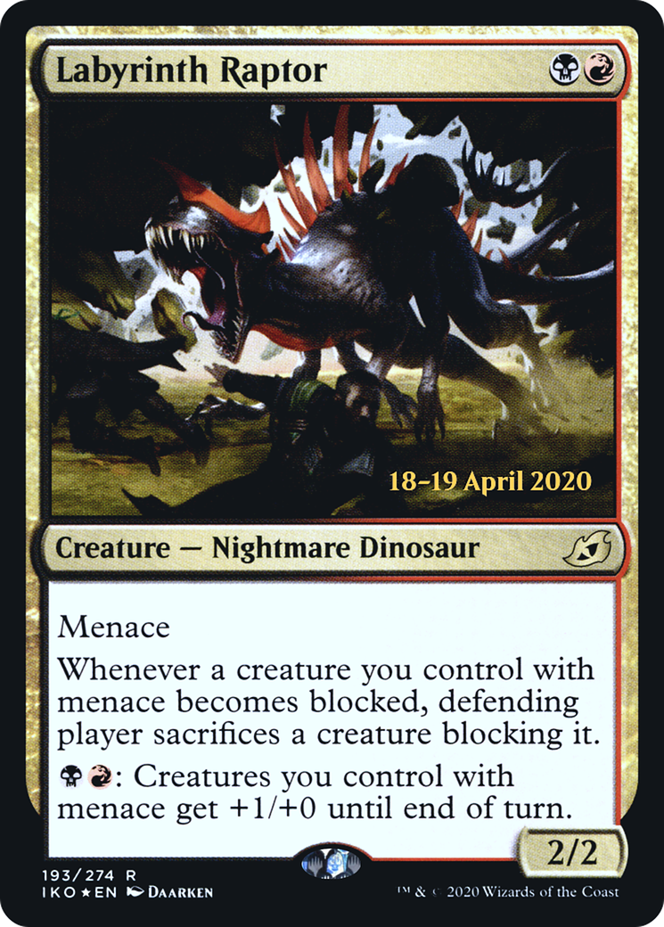 Labyrinth Raptor (193) (Prerelease) - Foil