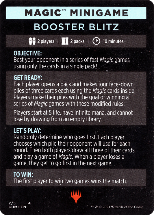 Magic Minigame: Booster Blitz