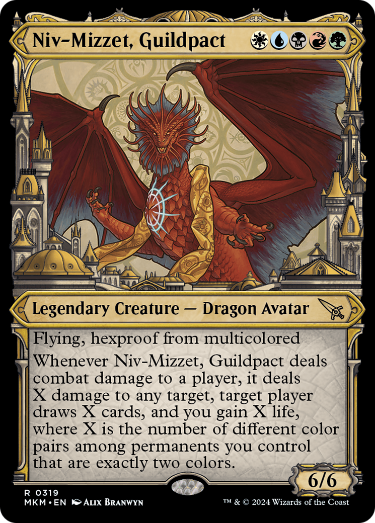 Niv-Mizzet, Guildpact (0319) (Showcase)