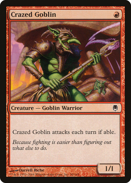 Crazed Goblin - Foil