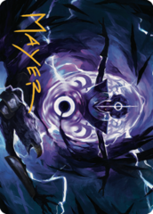 Rona's Vortex (16/81) Art Card (ADMU) - Gold-Stamped Signature