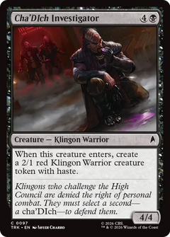 Cha'DIch Investigator (TRK)
