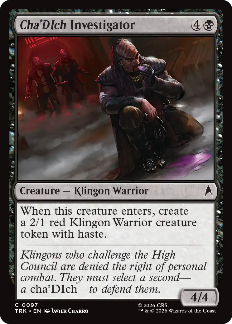 Cha'DIch Investigator (TRK) - Foil