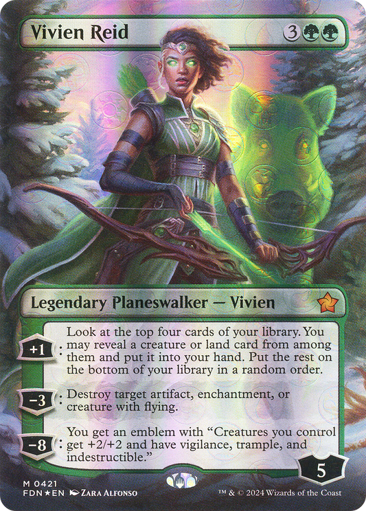 Vivien Reid (0421) (Borderless) - Mana Foil