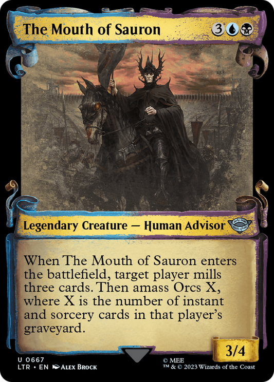 The Mouth of Sauron (0667) (Showcase) - Silver Foil