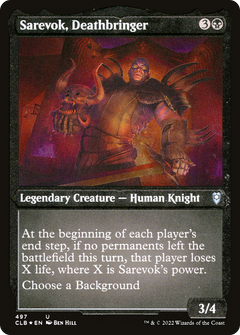 Sarevok, Deathbringer - Foil Etched