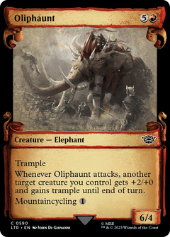 Oliphaunt (0590) (Showcase) - Silver Foil