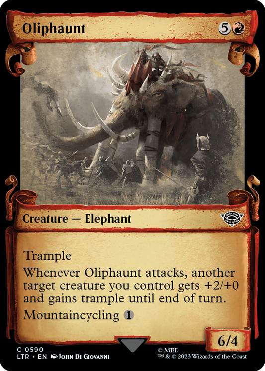 Oliphaunt (0590) (Showcase) - Silver Foil