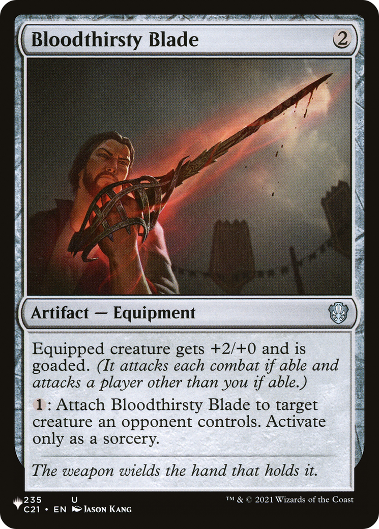 Bloodthirsty Blade (C21-235) (PLST)