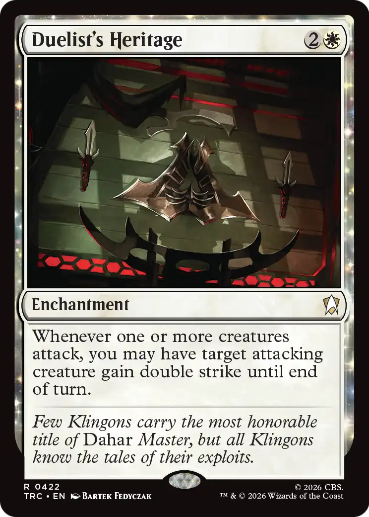 Duelist's Heritage (0422) (TRC) - Surge Foil