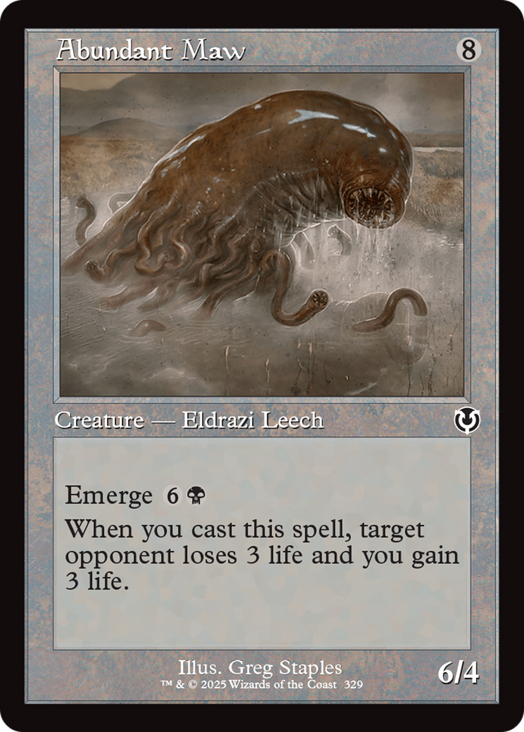 Abundant Maw (0329) (Retro Frame) - Foil