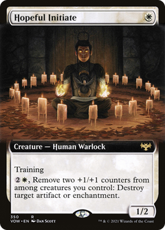 Hopeful Initiate (350) (Extended Art) - Foil