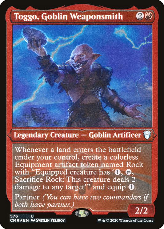 Toggo, Goblin Weaponsmith - Foil Etched