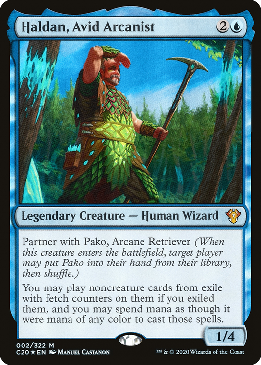 Haldan, Avid Arcanist - Foil
