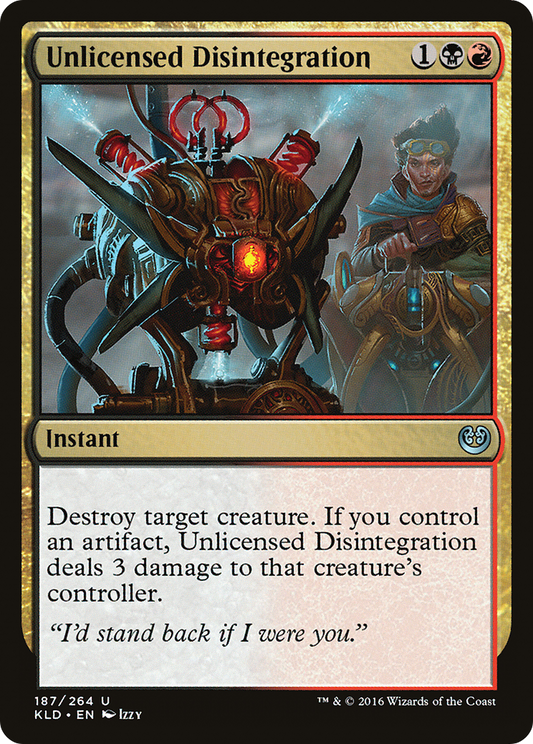 Unlicensed Disintegration - Foil