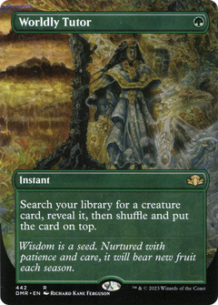 Worldly Tutor (442) (Borderless) - Foil