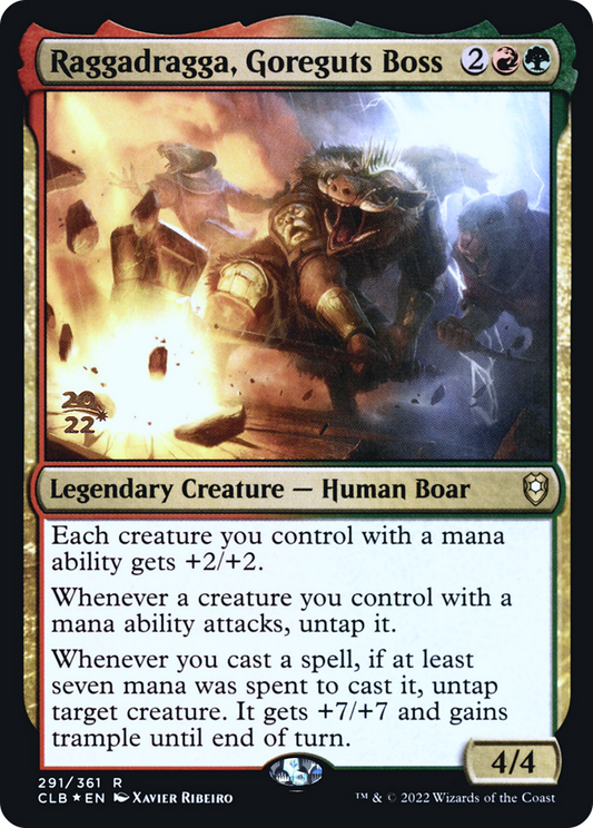 Raggadragga, Goreguts Boss (291) (Prerelease) - Foil