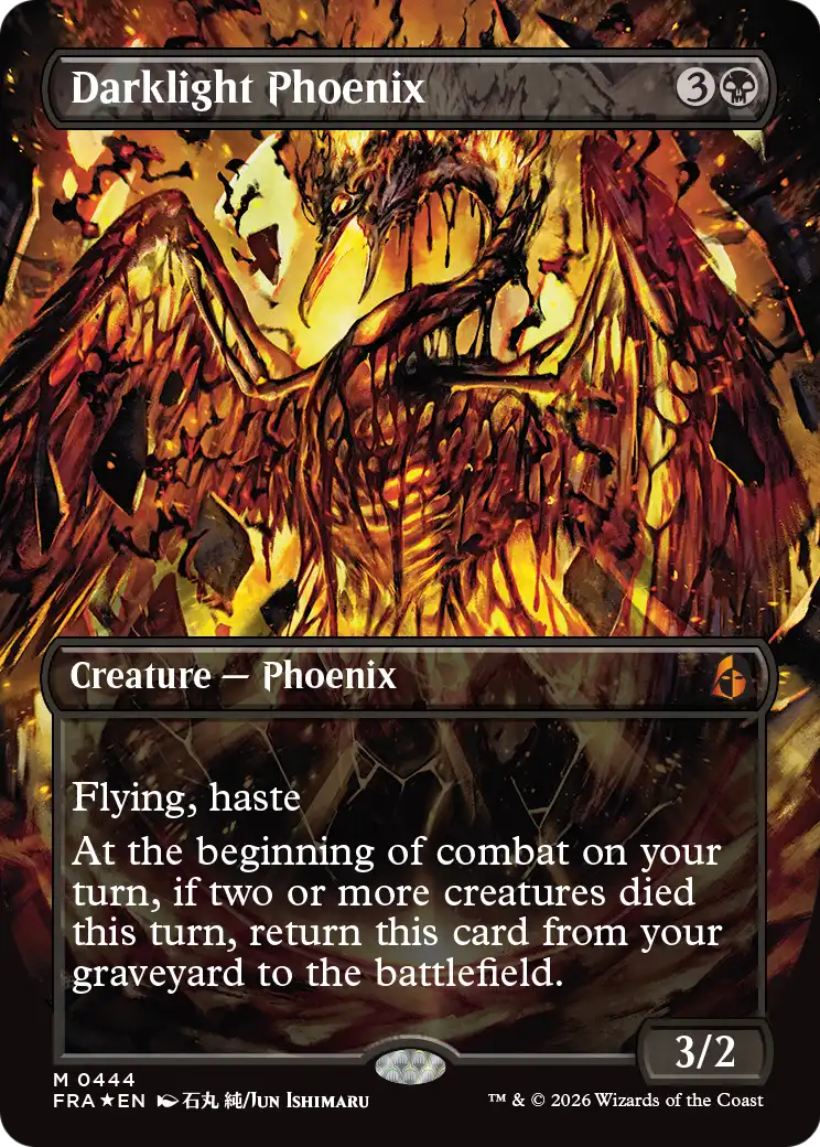 Darklight Phoenix (0444) (Borderless) (FRA) - Foil