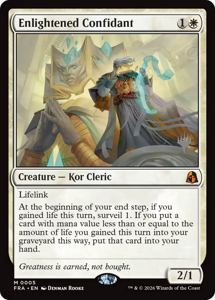 Enlightened Confidant (0005) (Promo Pack) (PFRA) - Foil