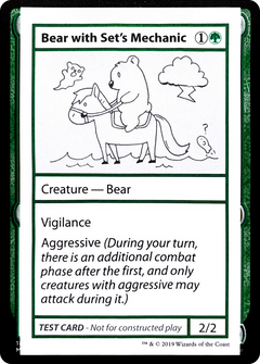Bear with Set's Mechanic (No PW Symbol)