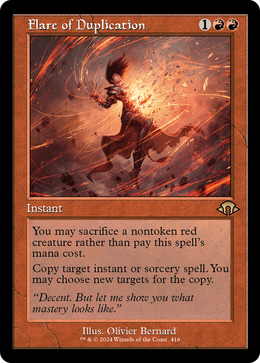 Flare of Duplication (0416) (Retro Frame)