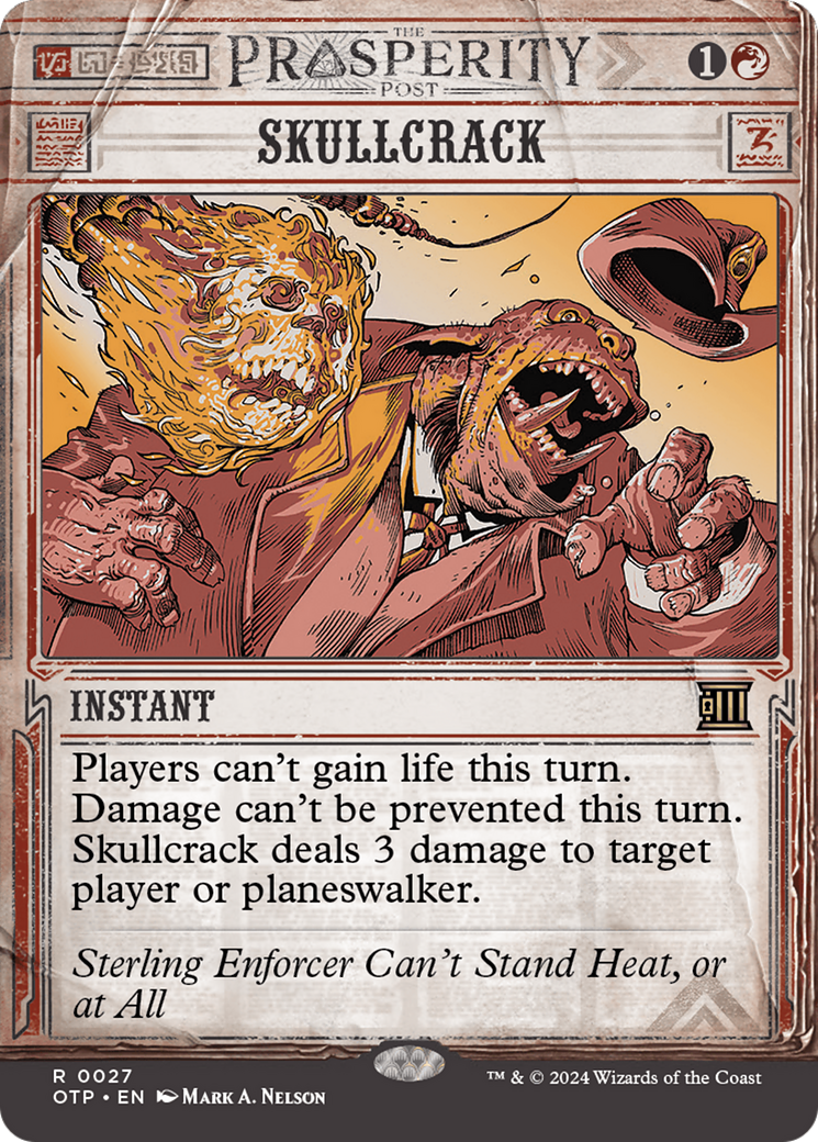 Skullcrack (0027) (Showcase) - Foil