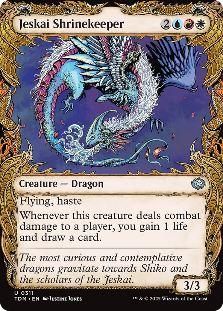 Jeskai Shrinekeeper (0311) (Showcase) - Foil